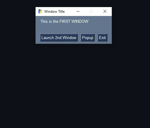 Demo Screenshots - PySimpleGUI Documentation